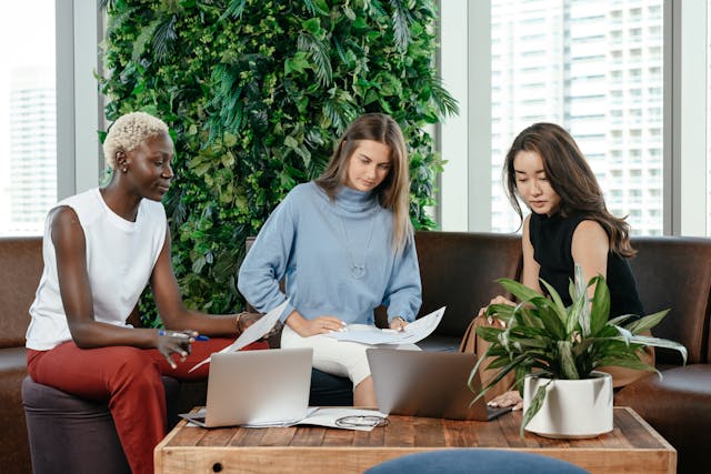 Young professional in solution-focused counseling session